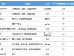 年销售额峰值有望达200亿美元！全球在研药物价值潜力TOP10